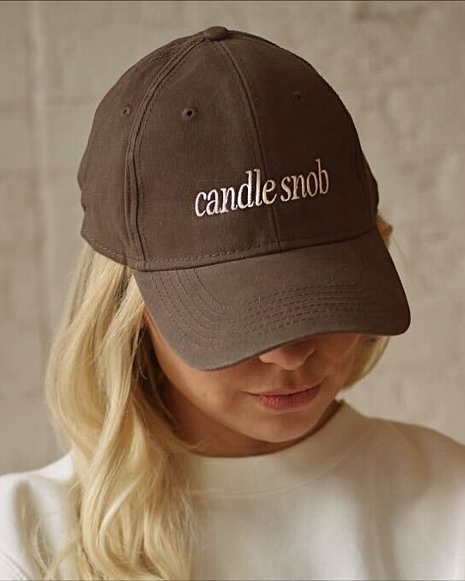 Candle Snob Hat in Chocolate Brown